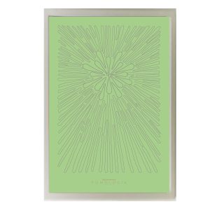 Poster Pomología Línea - Verde/Lavanda